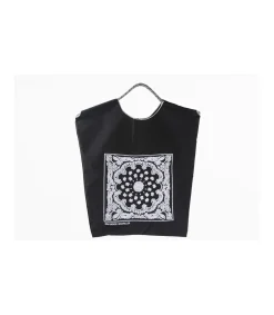 Bolso Plegable Bordado Cachemira