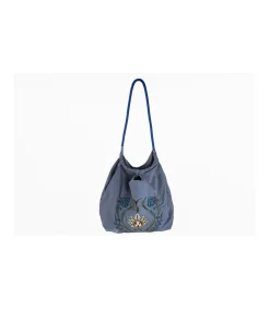 Bolso Plegable Bordado Cachemira