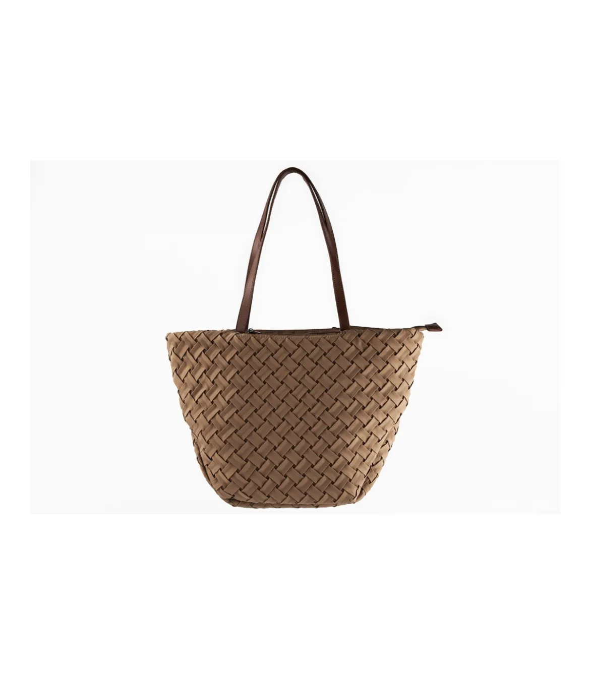 Bolso Tote Plisado Trenza Christine