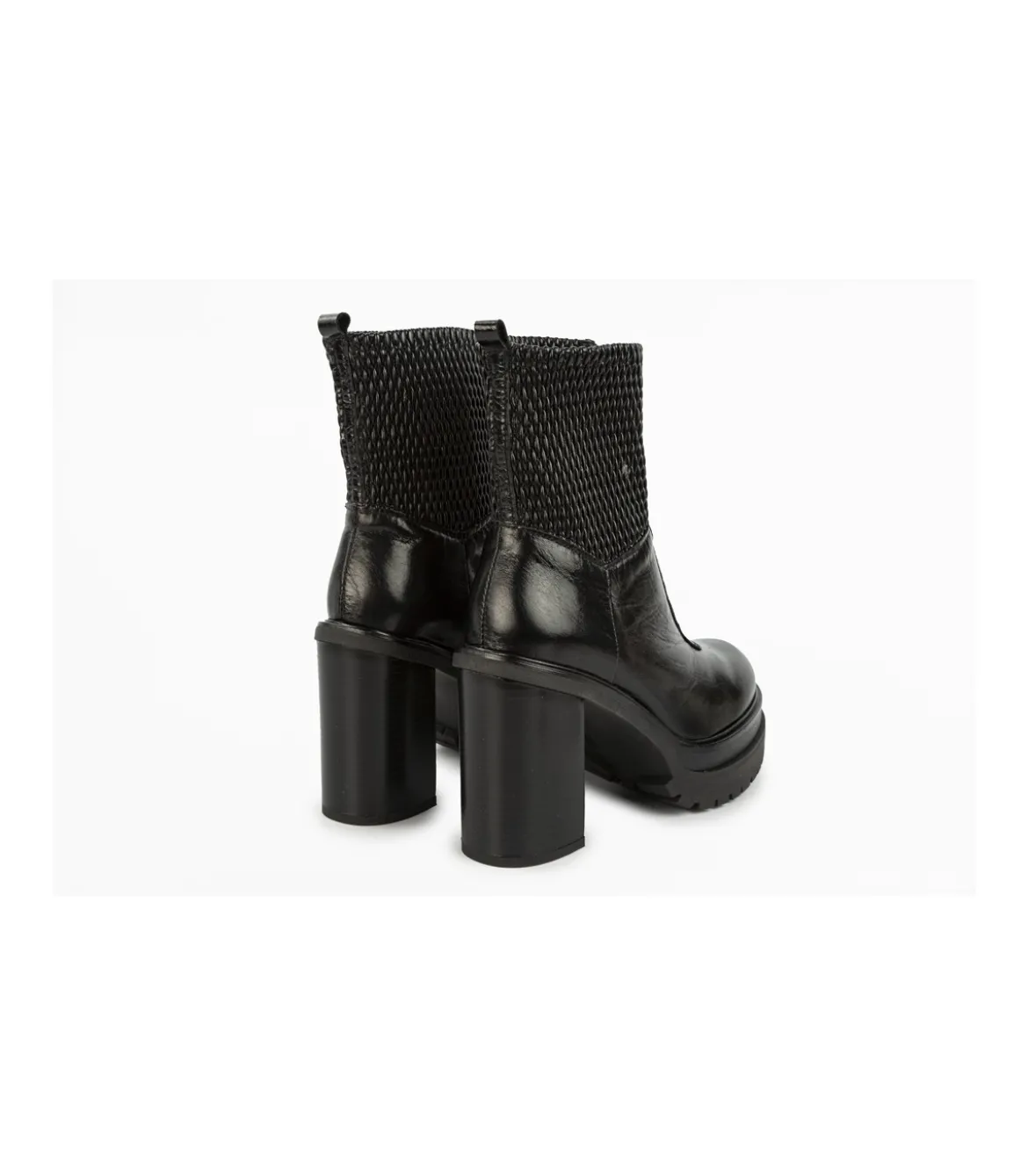 Botin Con Tacon Mauve