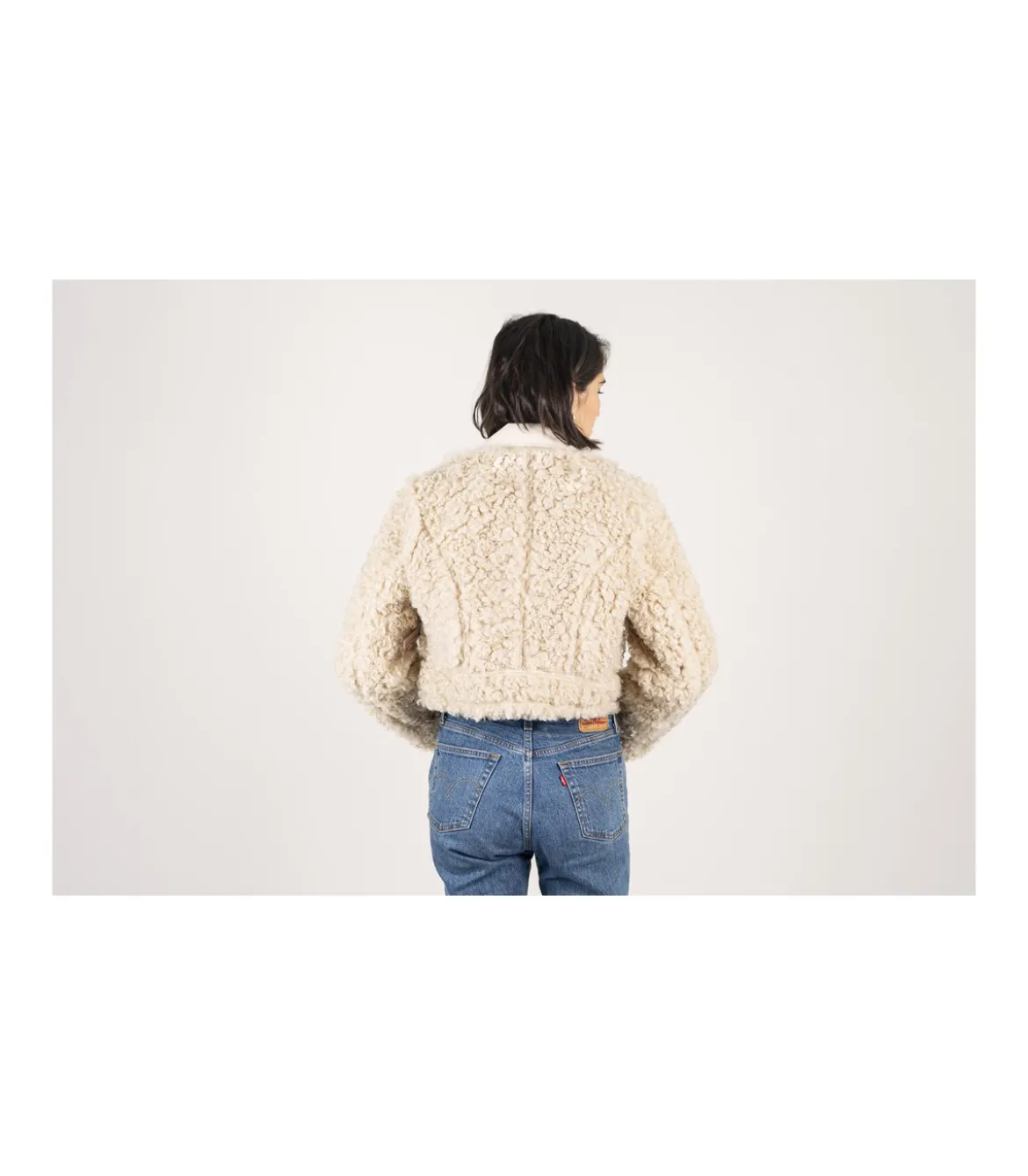 Chaqueta Corta Charol Reversible