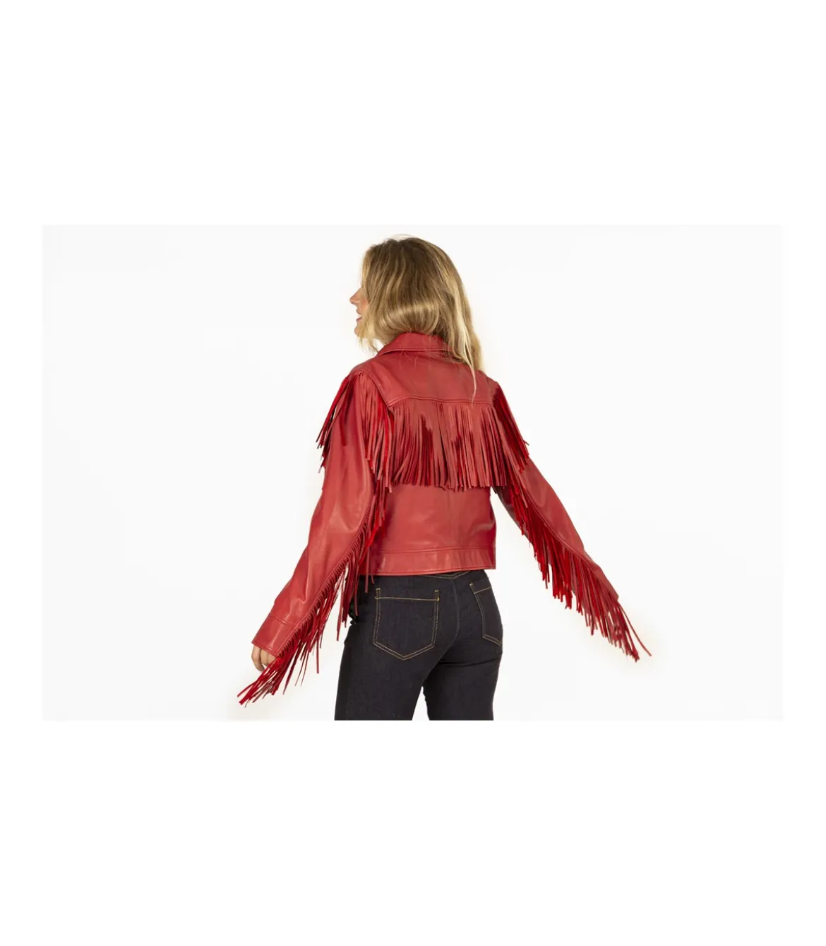 Chaqueta Flecos