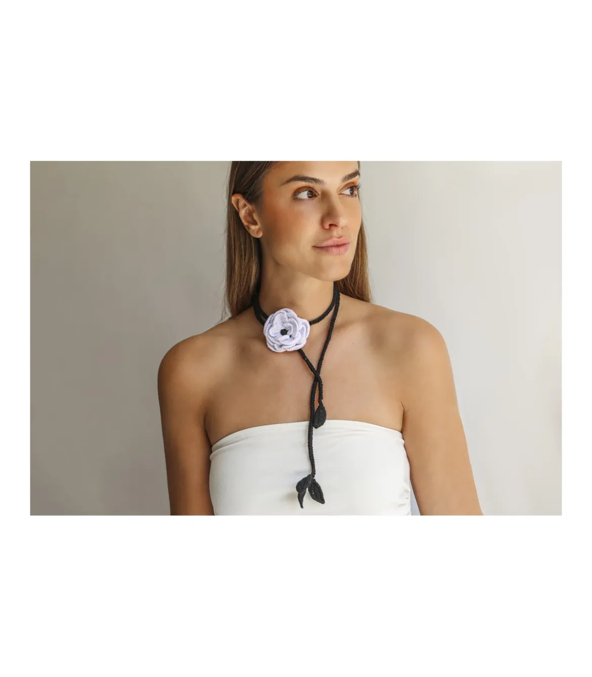 Collar Flor AMAPOLA