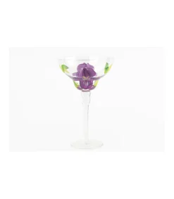 Copa Margarita Pintado A Mano Flores Love&home