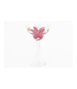 Copa Margarita Pintado A Mano Flores Love&home