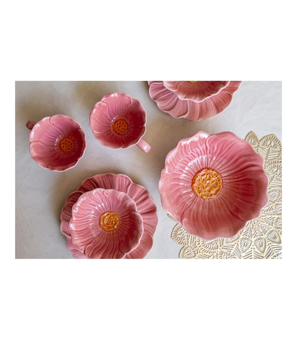 Cuenco Bol S Flor 15.2x15.2x6cm Love&home