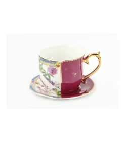 Juego Taza Y Plato Asimetrico Love&home