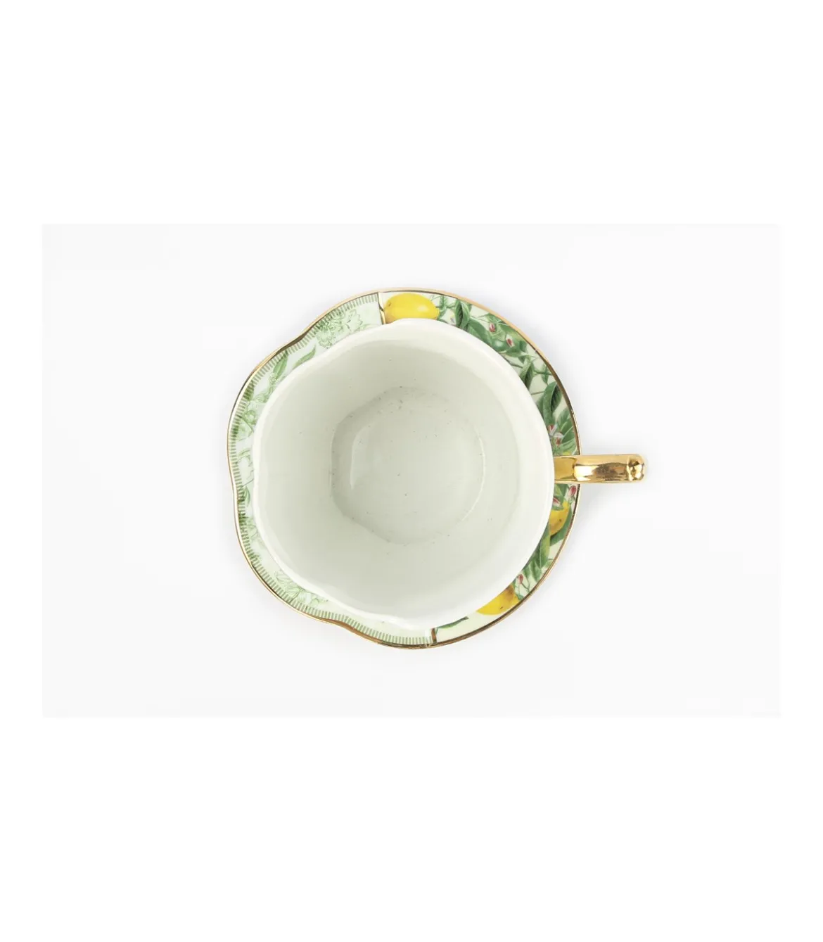Juego Taza Y Plato Asimetrico Love&home