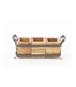 Organizador De Mesa 3 Compartimentos Love&home