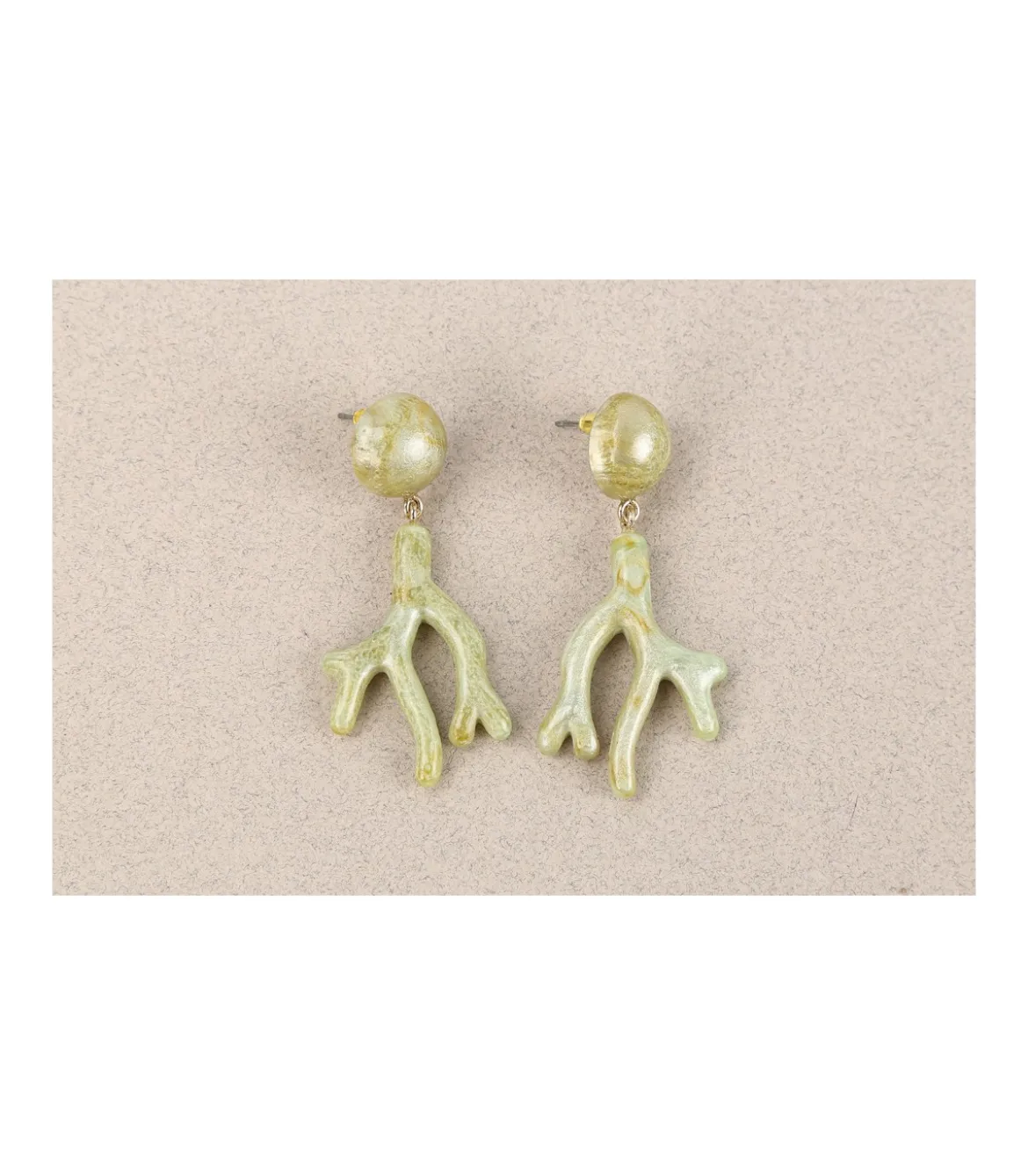 Pendientes Coral