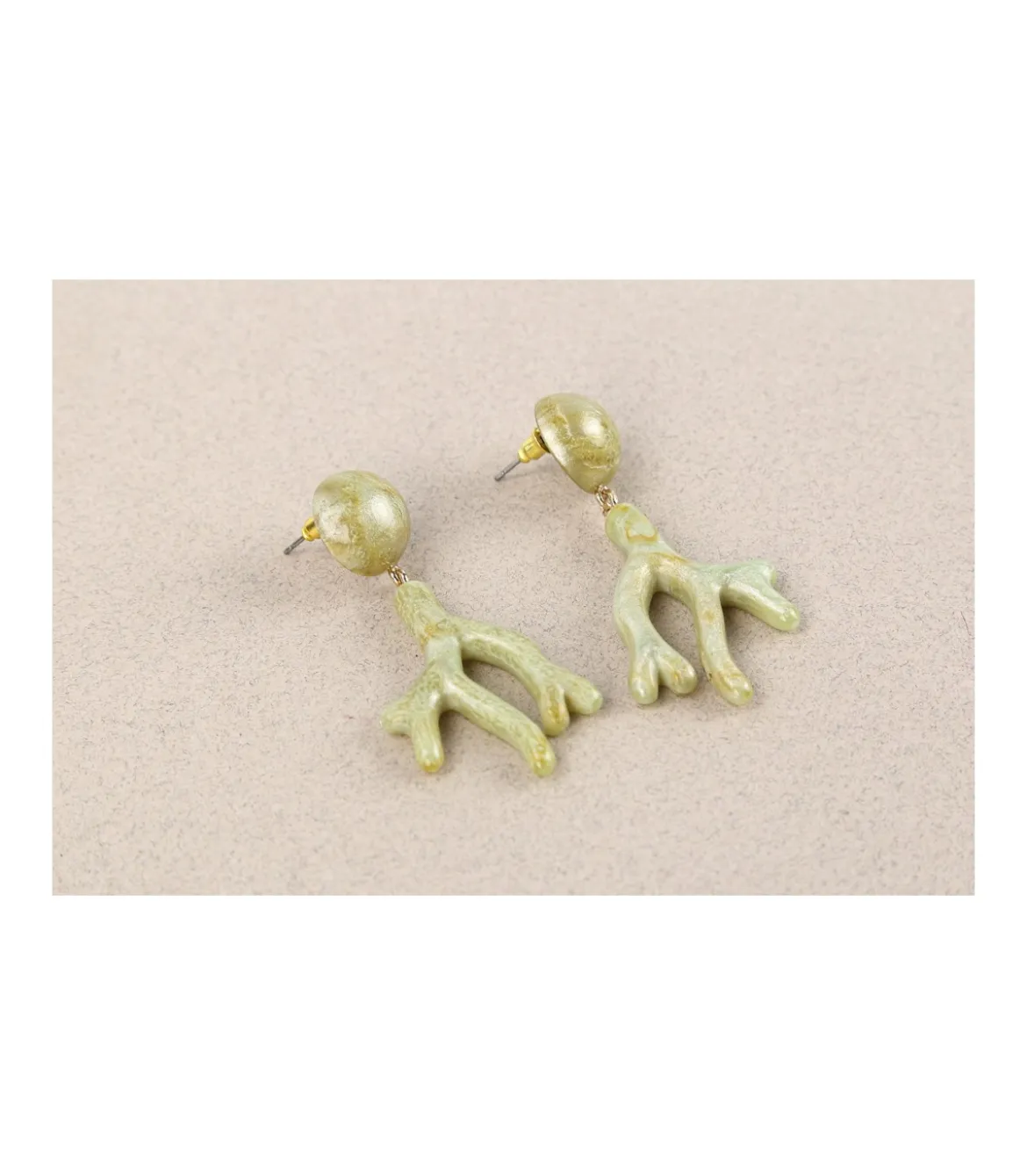 Pendientes Coral