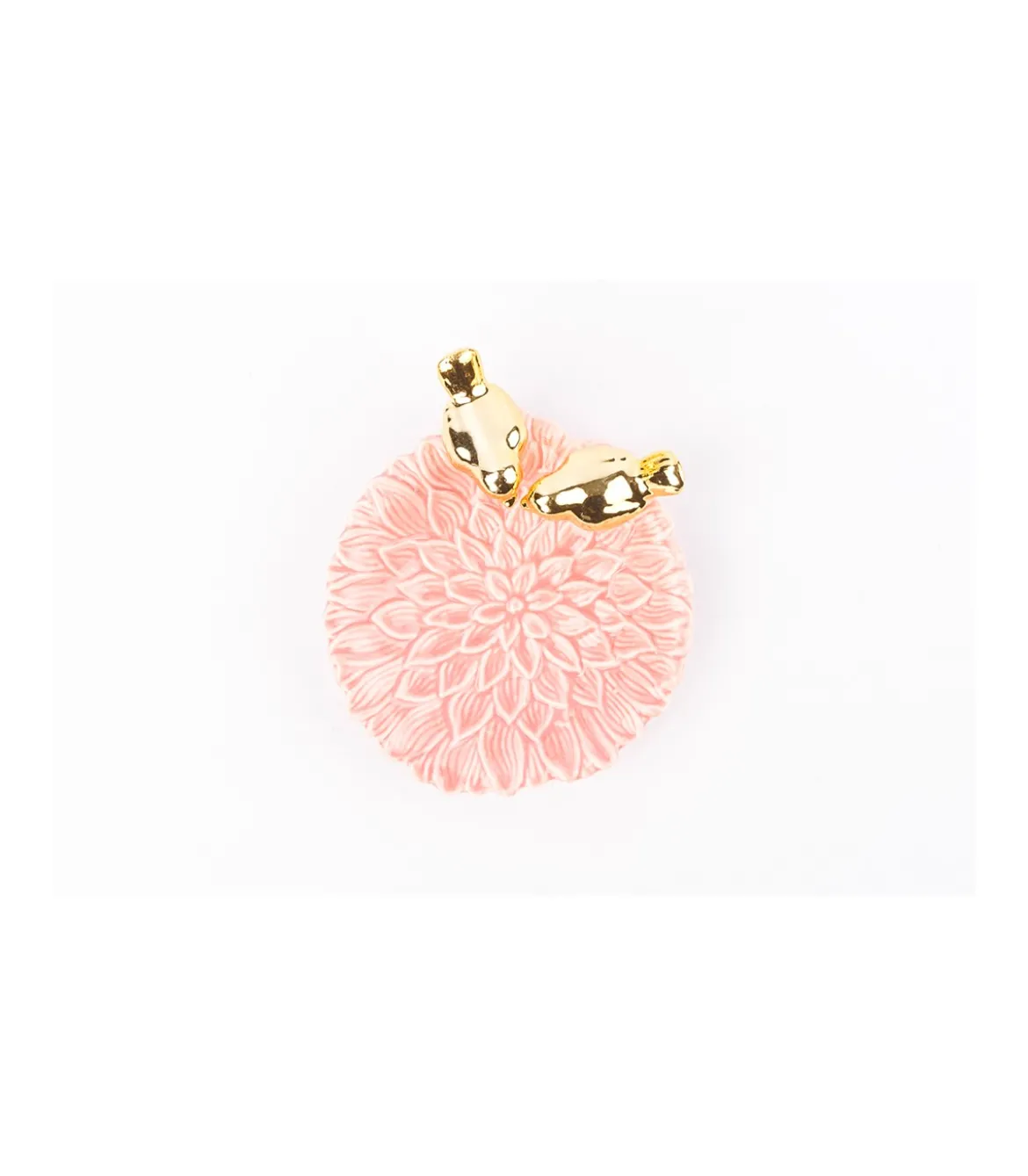 Plato Flor 2 Pajaritos Diametro 12cm Love&home