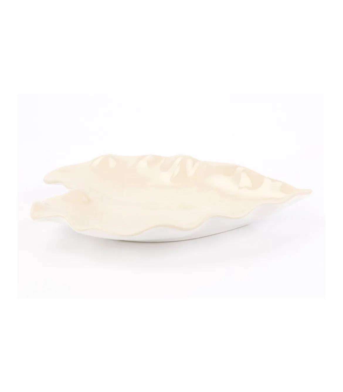 Plato Hoja 24x17x4cm Love&home