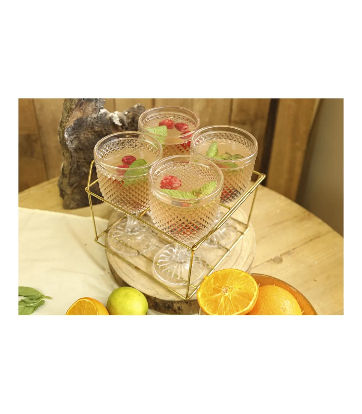 Set De 4 Copas 350ml Love&home