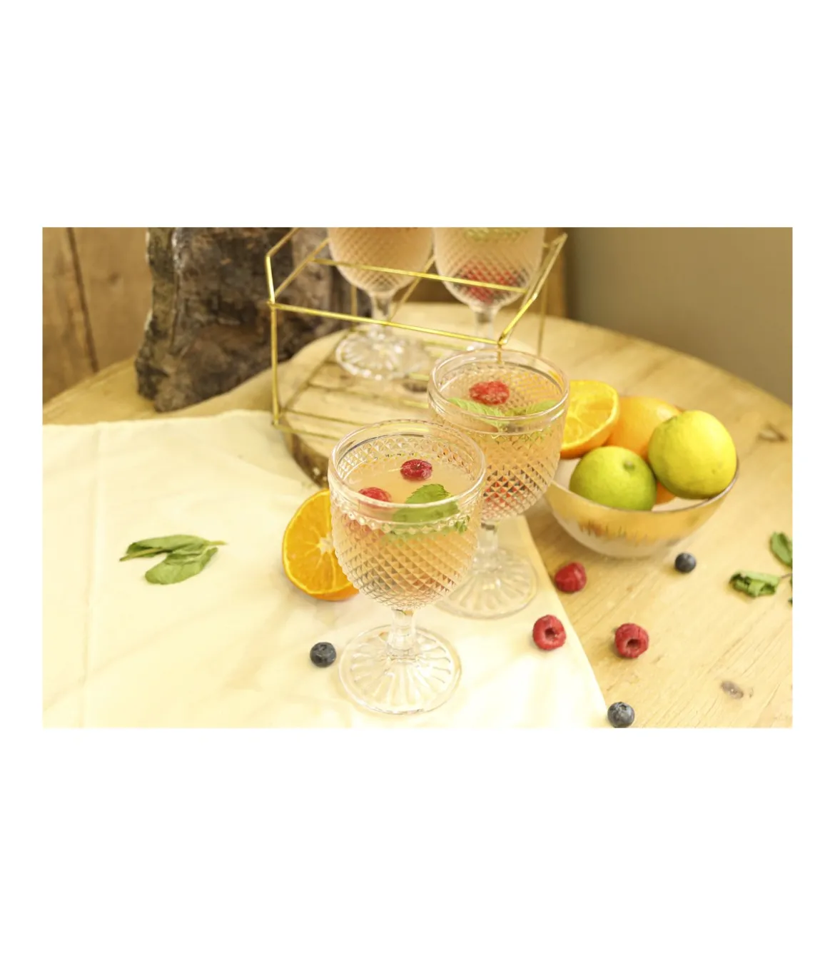 Set De 4 Copas 350ml Love&home