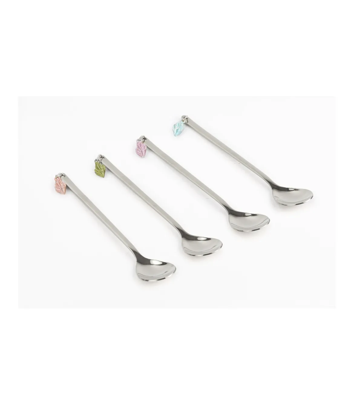 Set De 4 Cucharillas Conchas Love&home