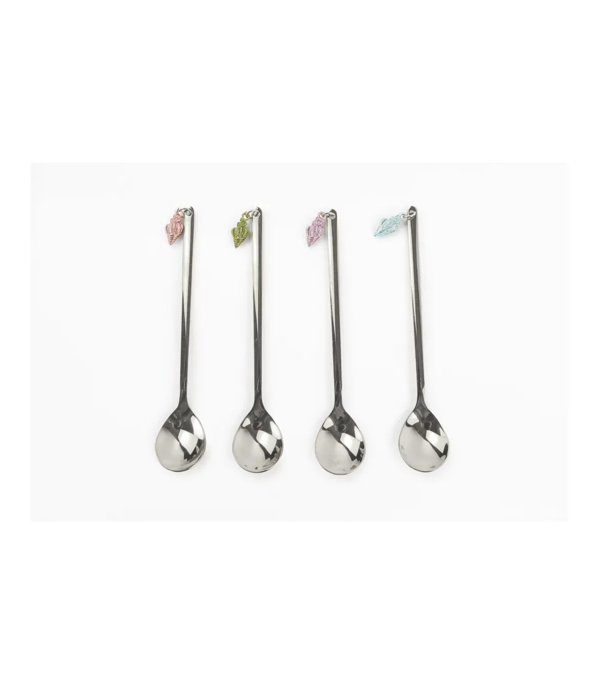 Set De 4 Cucharillas Conchas Love&home
