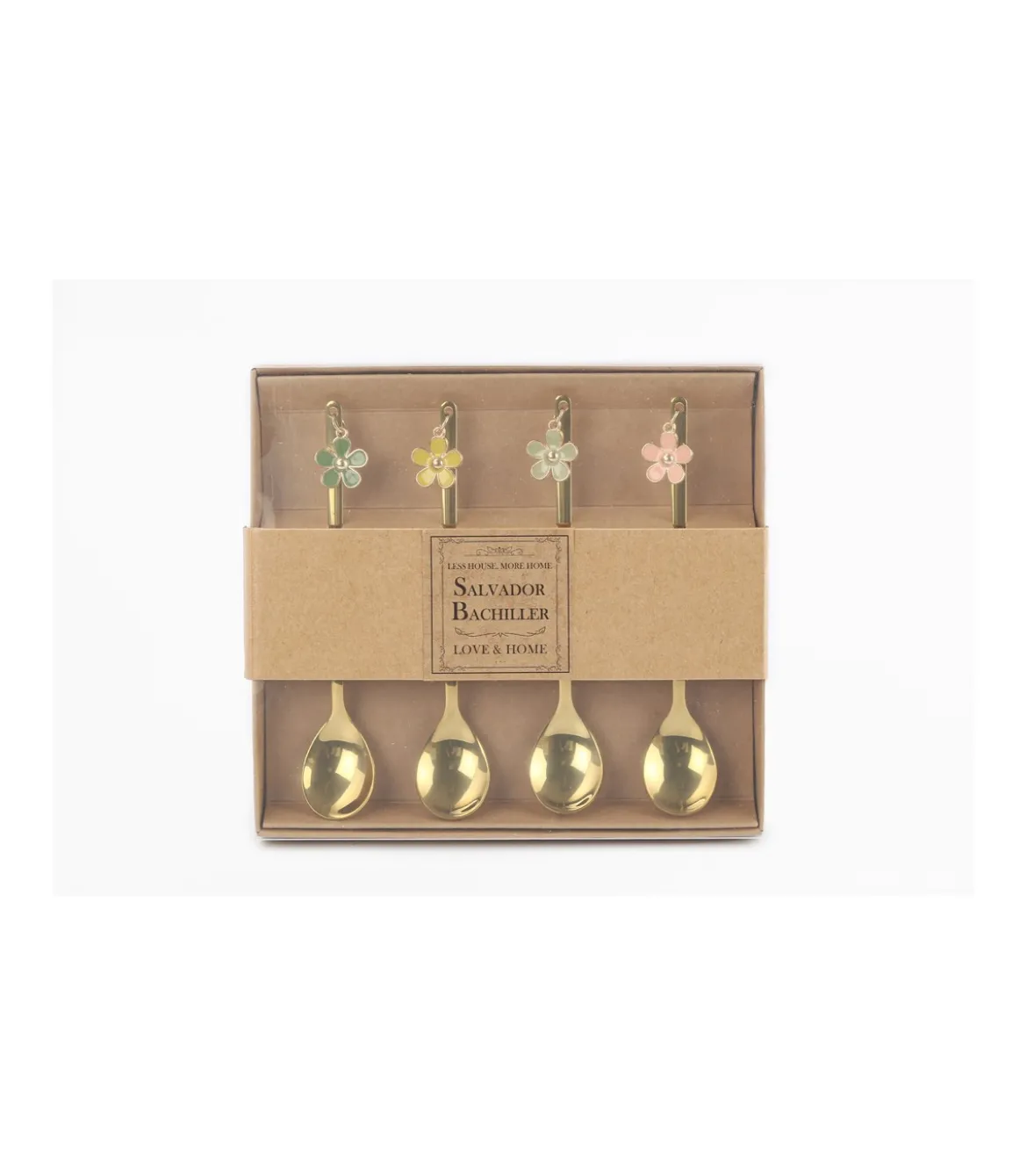 Set De 4 Cucharillas Love&home