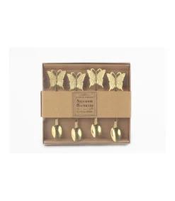 Set De 4 Cucharillas Mariposas Love&home