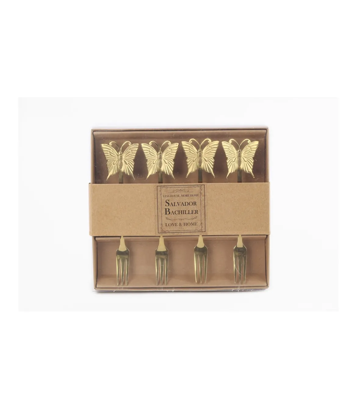 Set De 4 Tenedores Mariposas Love&home