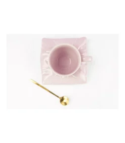 Taza 200ml Con Plato Almohada Y Cucharita Love&home