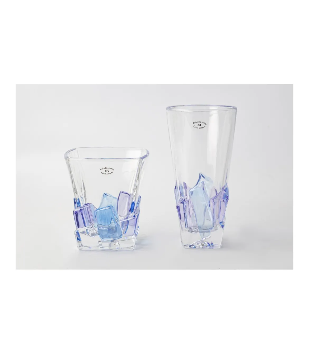 Vaso Pintado A Mano 310ml Love&home