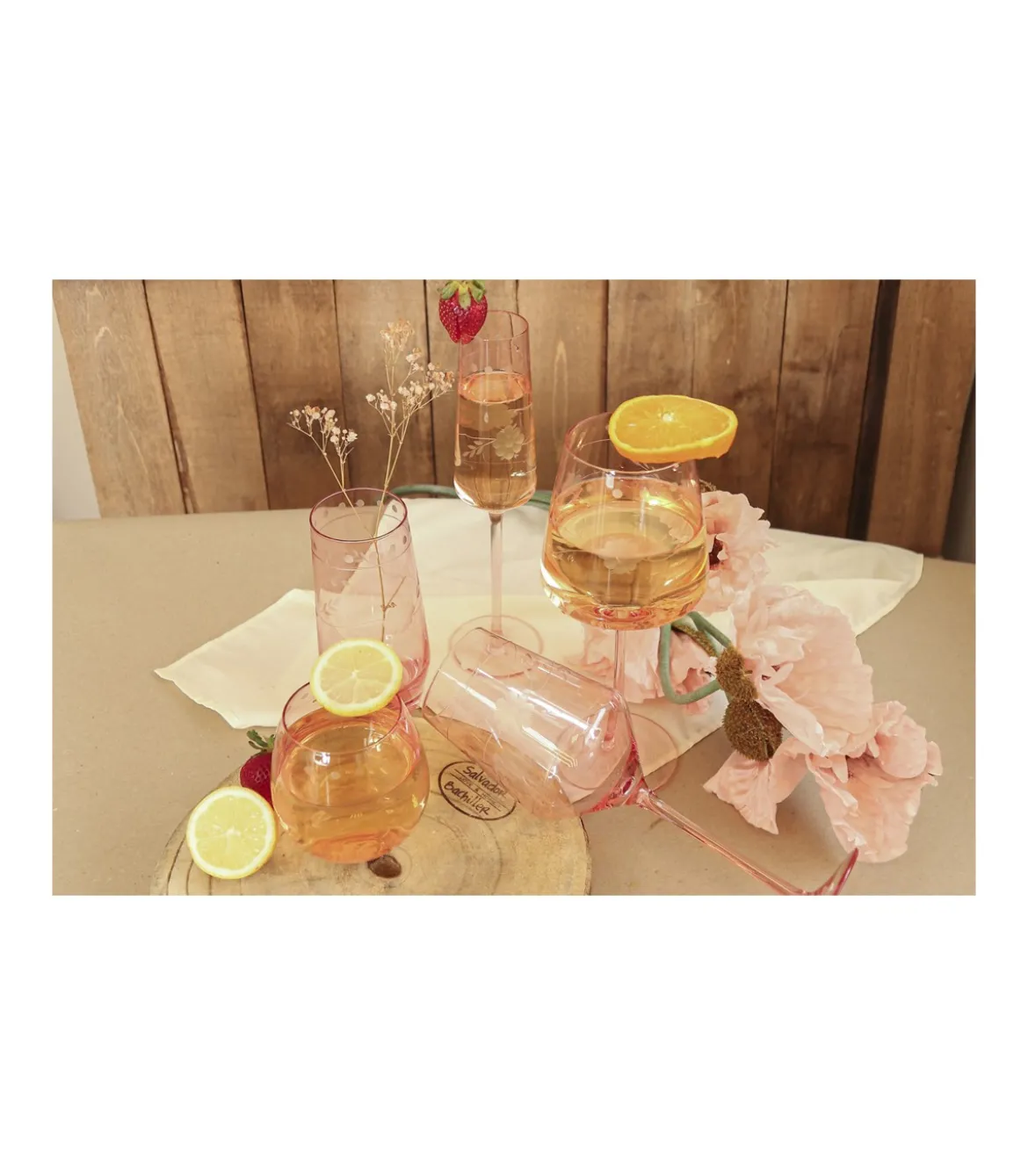 Vaso Tallado 530ml Love&home